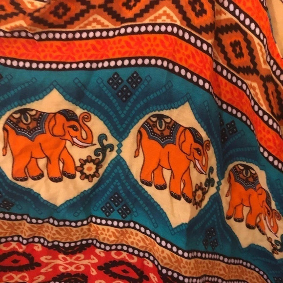 Peaceful Elephant  racer back tank. - Picture 6 of 7